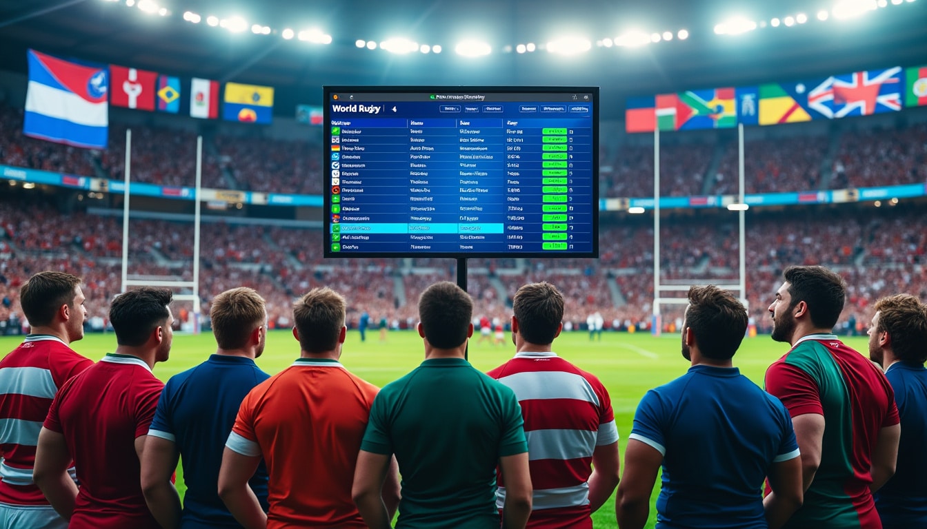 découvrez comment fonctionne le classement mondial en rugby, les critères pris en compte et l'importance de ce système pour les équipes internationales.