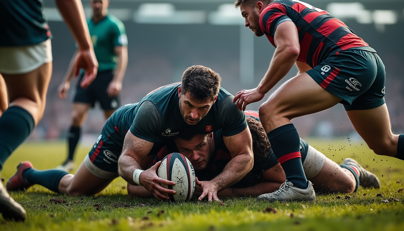 découvrez pourquoi l'interprétation des règles arbitrales lors des rucks peut influencer le score et changer l'issue d'un match de rugby, parfois jusqu'à 10 points.