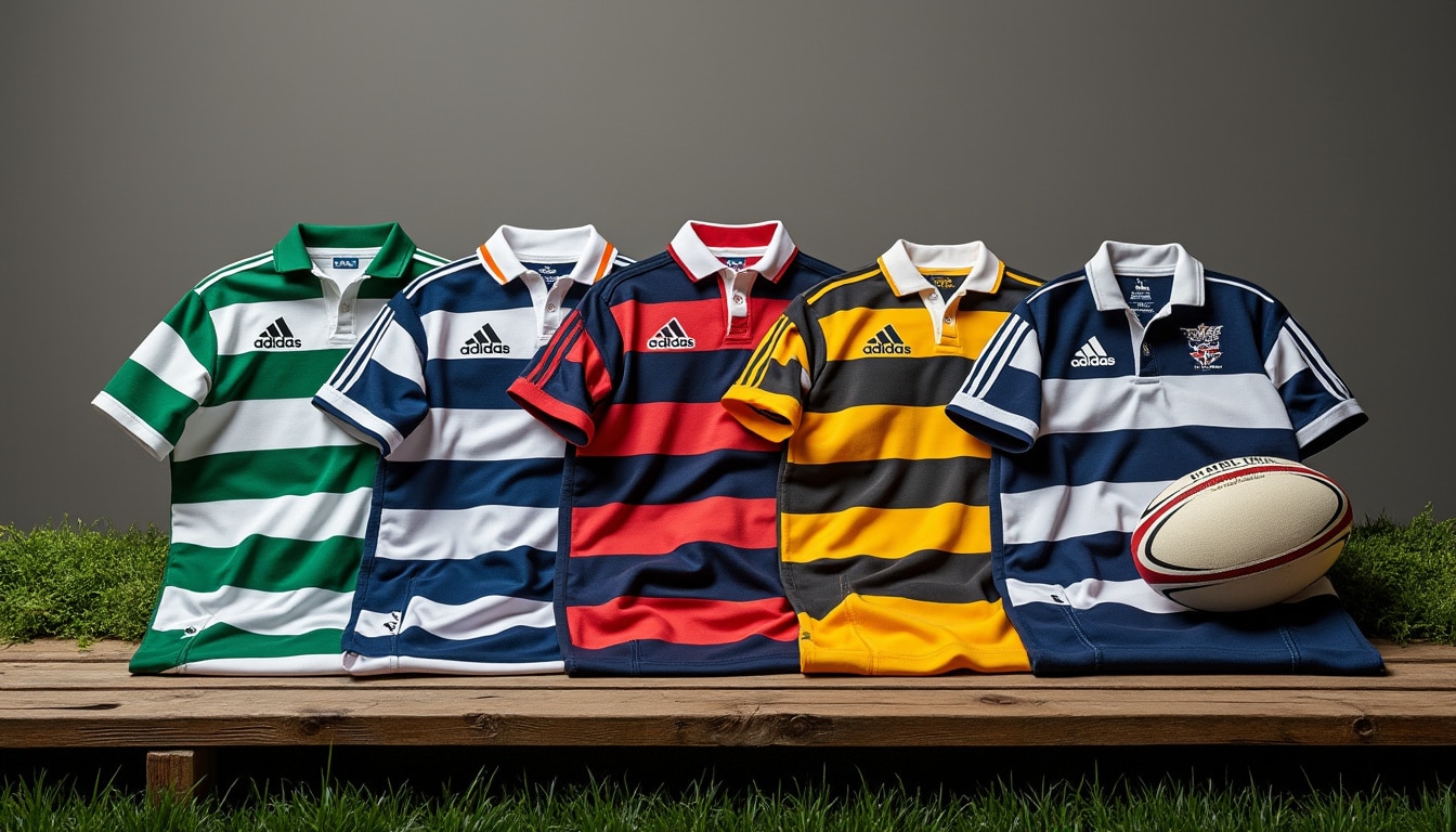 découvrez notre sélection exclusive des maillots de rugby adidas célébrant les 120 ans, alliant histoire et performance pour les passionnés du sport.
