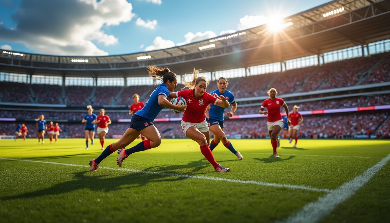 suivez en direct le match passionnant entre l'équipe féminine d'angleterre et de samoa en rugby. toutes les infos, analyses et temps forts à ne pas manquer !