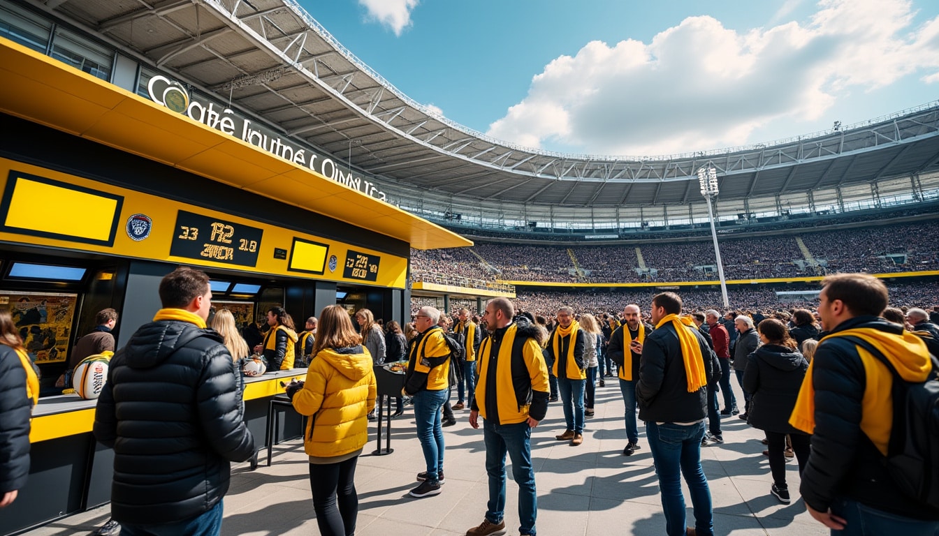 découvrez les prix des billets de rugby à la rochelle et les points de vente pour assister aux matchs en direct. réservez facilement votre place dès maintenant !