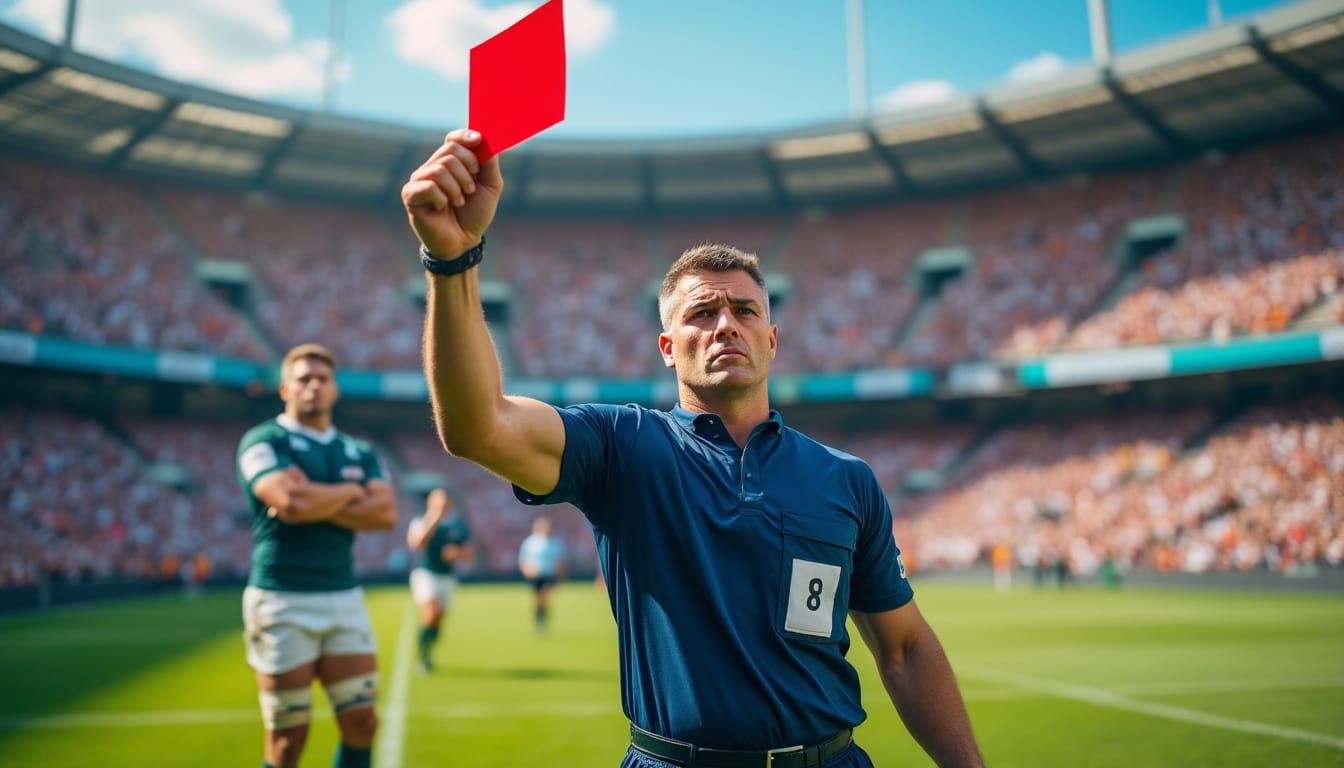 découvrez tout ce qu'il faut savoir sur le carton rouge au rugby, sa signification et les règles qui l'entourent pour mieux comprendre ce geste disciplinaire majeur.